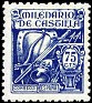 Spain 1944 Milenario de Castilla 75 CTS Azul Edifil 979